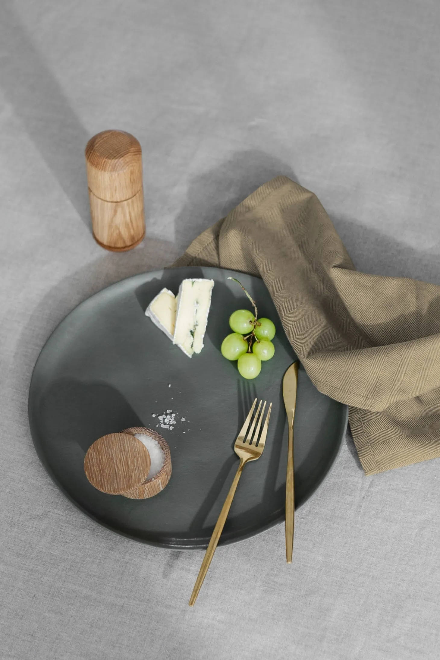 Ekta Living - Servietter - 2 stk. - Taupe