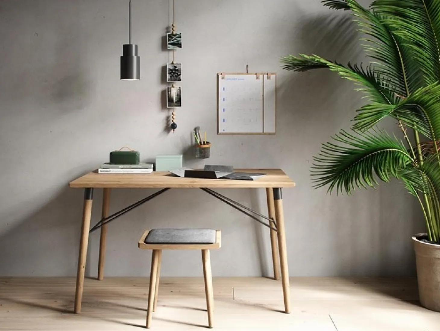 Ekta Living - Skammel - Scala Stool - Natur Eg