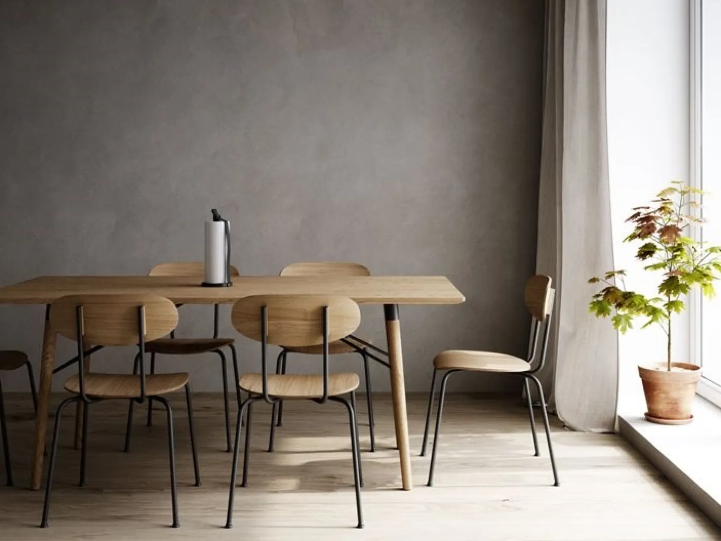 Ekta Living - Spisebordsstol - Scala - Natur Eg