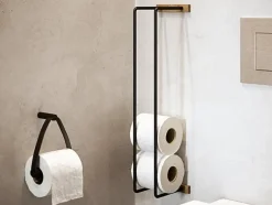 Ekta Living - Toiletrulleholder - Røget Eg