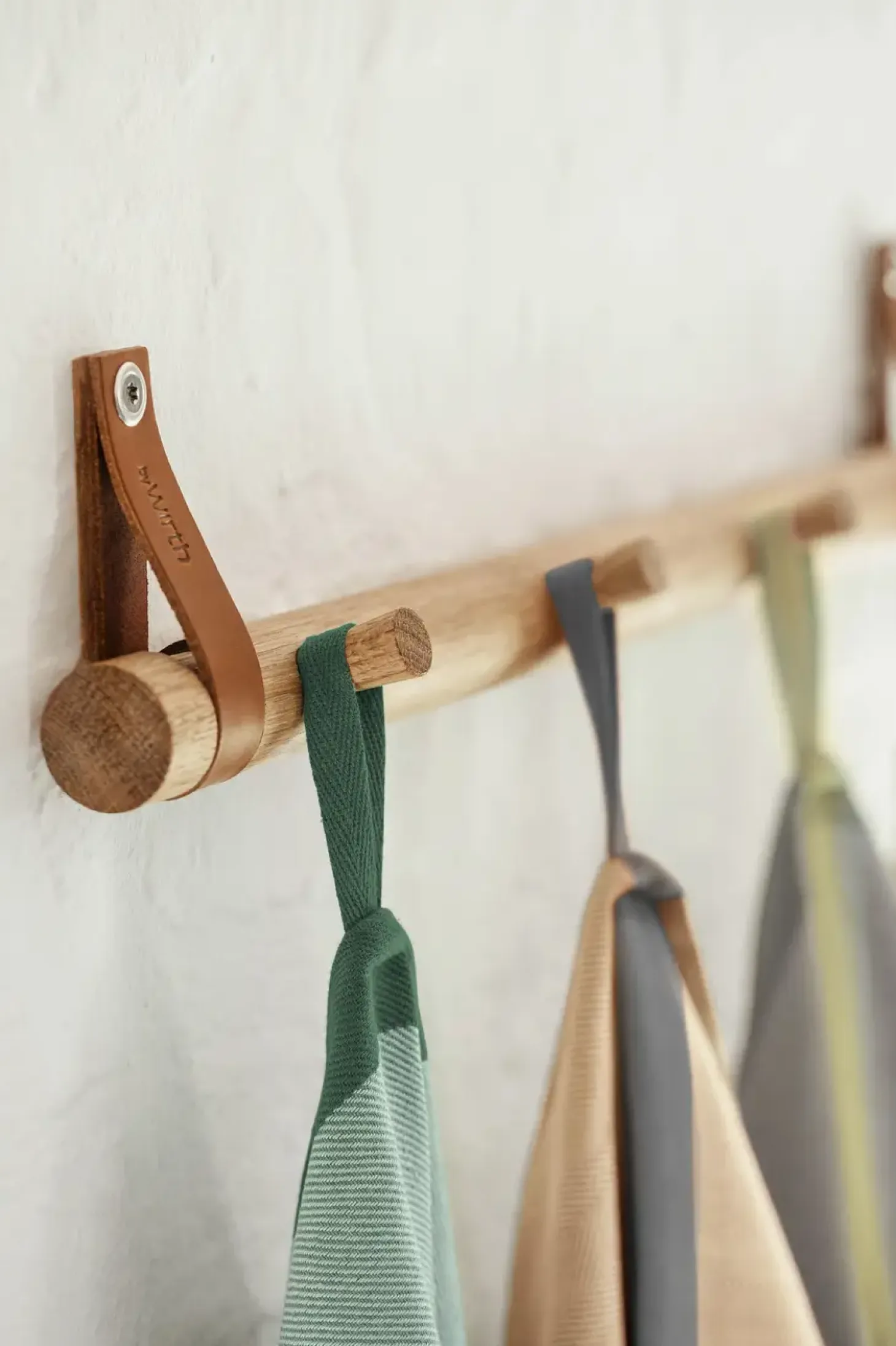 Ekta Living - Viskestykker - 2 stk. - Taupe/Blue