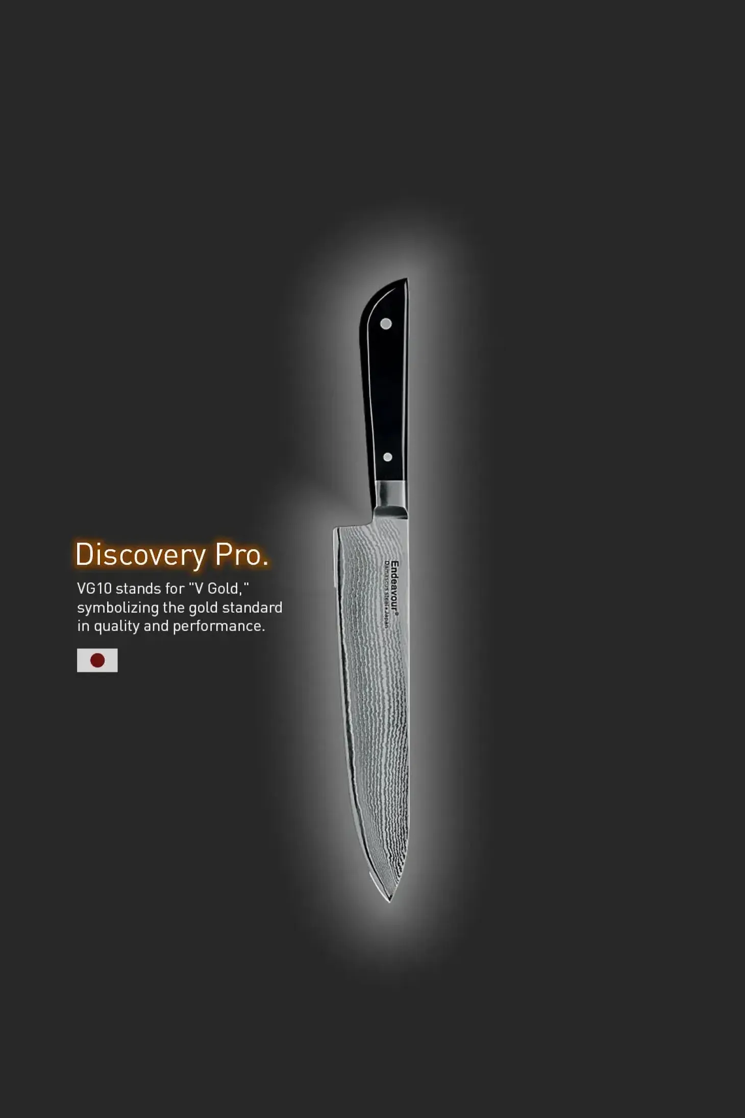 Endeavour - Green Chopper Kniv - 20 cm