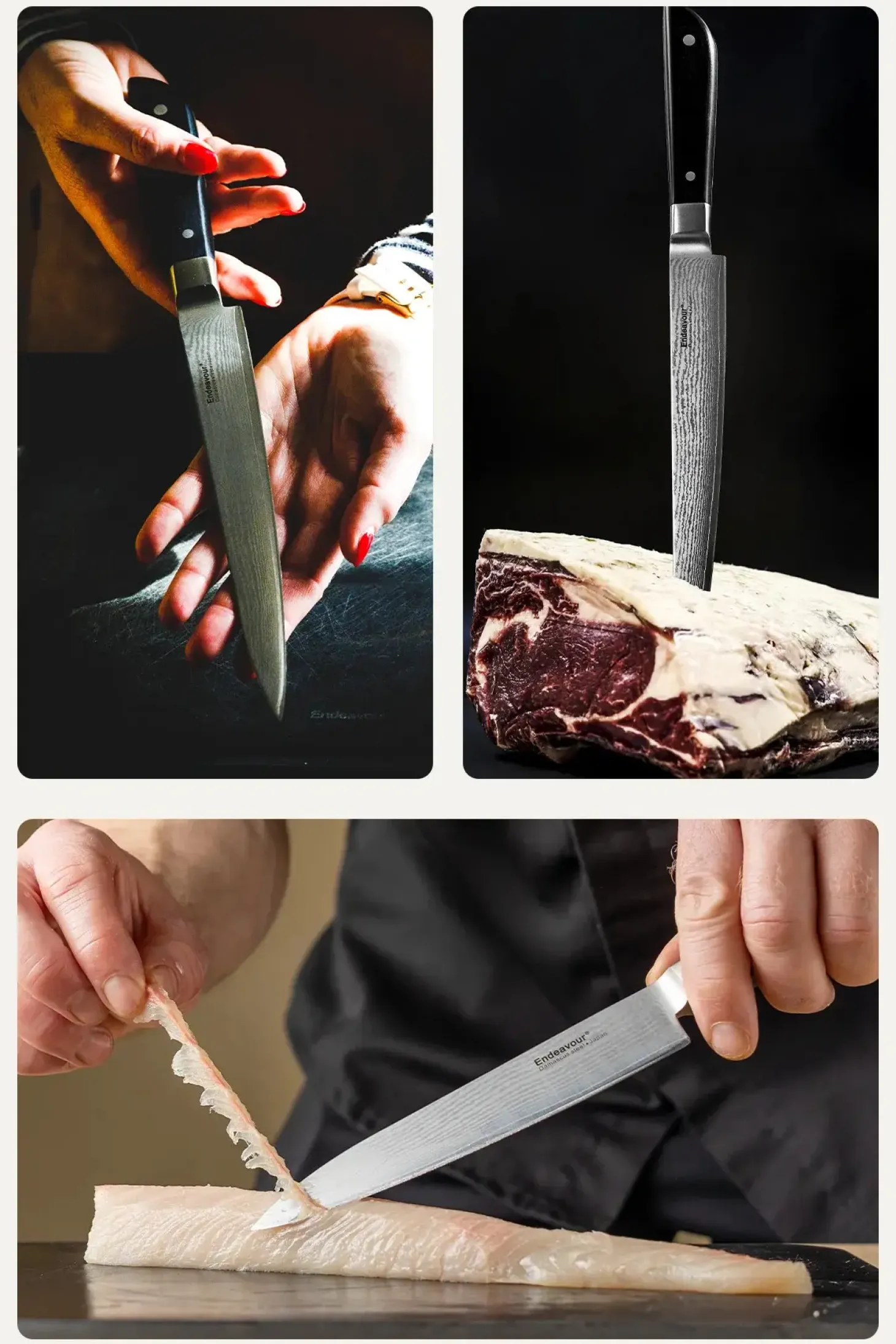 Endeavour - Meat Trancherkniv - Kødkniv med slankt blad