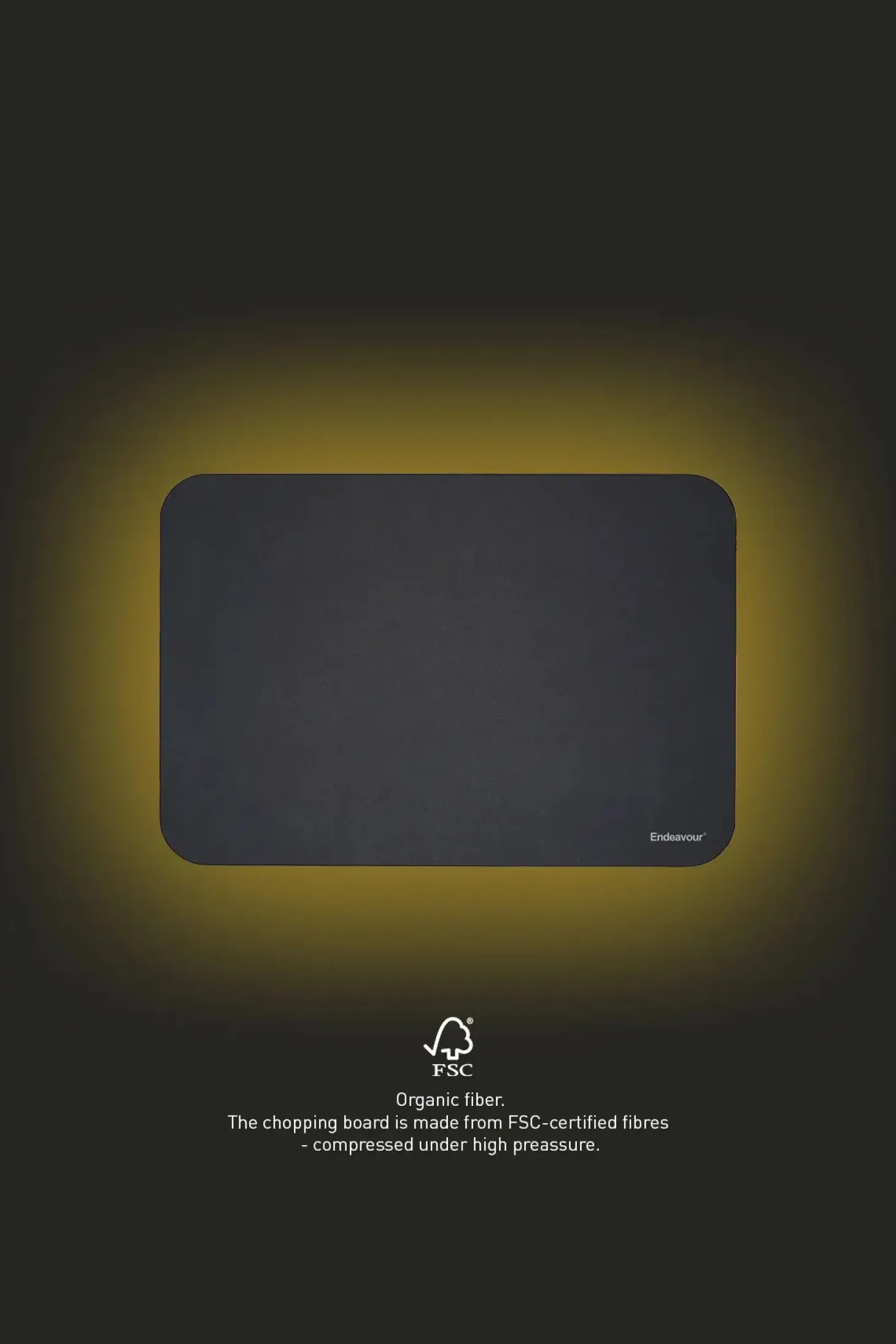 Endeavour - Skærebræt - Mediumboard - 34 cm