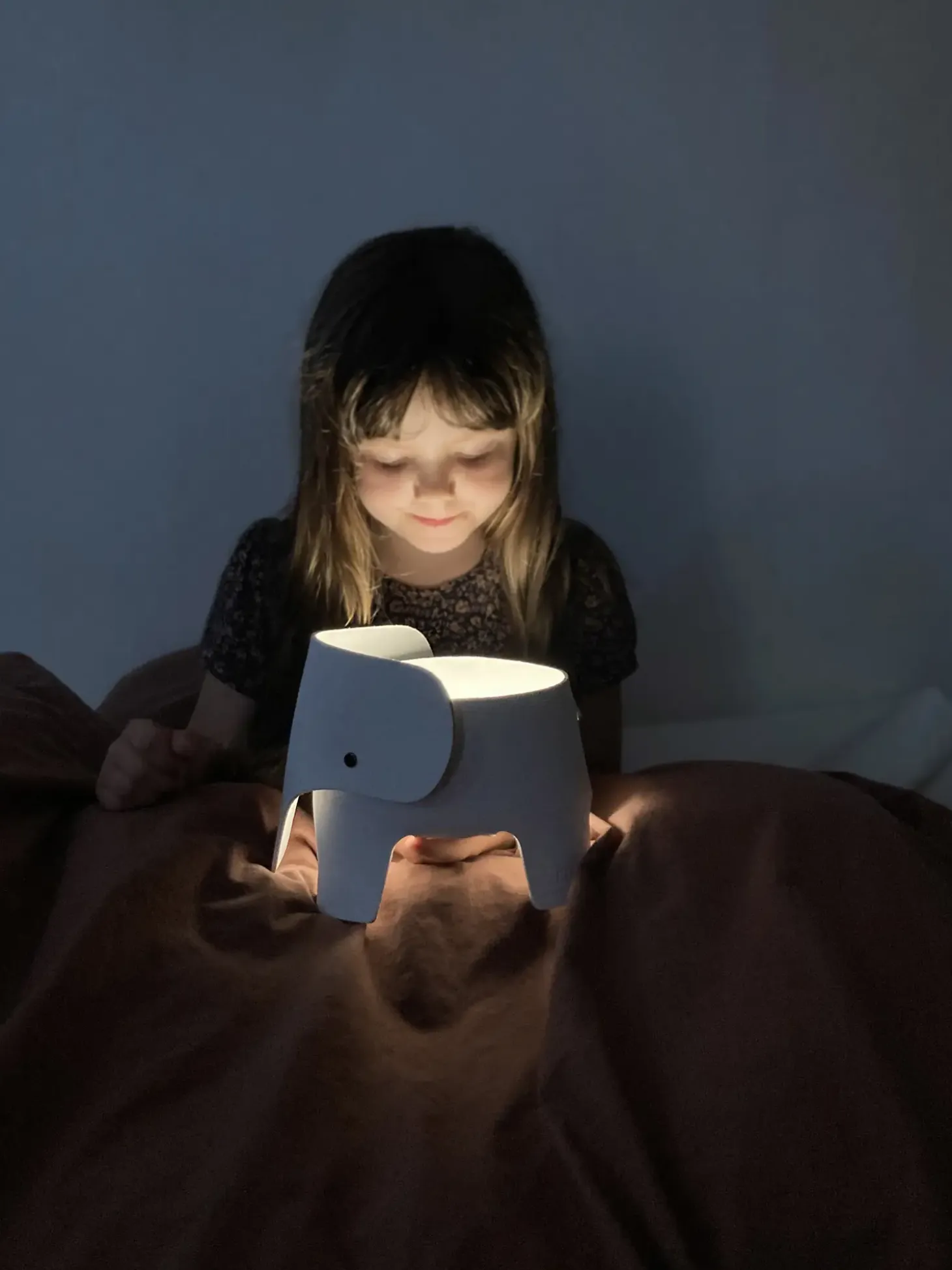 EO Play - Lampe - Elephant - Blå