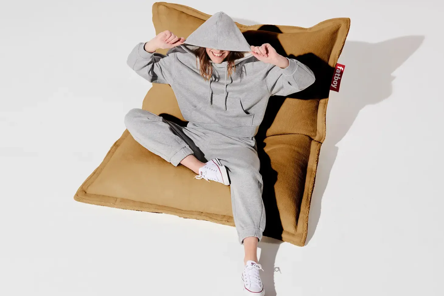 Fatboy - Original Slim Teddy sækkestol - Latte