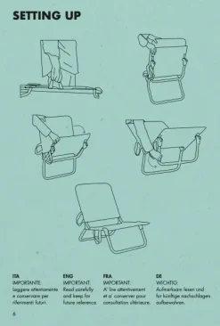 Fiam - Strandstol - Quick - Sort