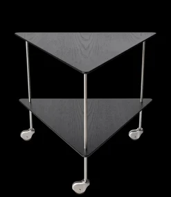 Fritz Hansen - Aj Trolley - Barvogn, rullebord eller sidebord - sort