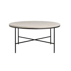 Fritz Hansen - Coffee Table - Planner - Cream Marmor - Ø80 cm