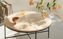Fritz Hansen - Coffee Table - Planner - Cream Marmor - Ø80 cm