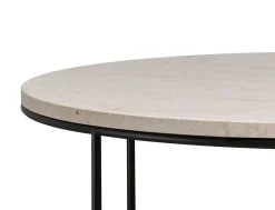 Fritz Hansen - Coffee Table - Planner - Cream Marmor - Ø80 cm
