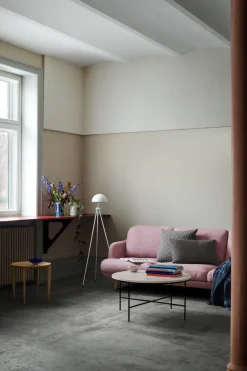 Fritz Hansen - Coffee Table - Planner - Cream Marmor - Ø80 cm