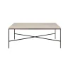 Fritz Hansen - Coffee Table - Planner - Cream Marmor - 100x100x40 cm