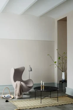 Fritz Hansen - Coffee Table - Planner - Charcoal Marmor - Ø80 cm