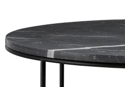 Fritz Hansen - Coffee Table - Planner - Charcoal Marmor - Ø80 cm