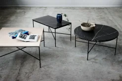 Fritz Hansen - Coffee Table - Planner - Charcoal Marmor - 100x100x40 cm