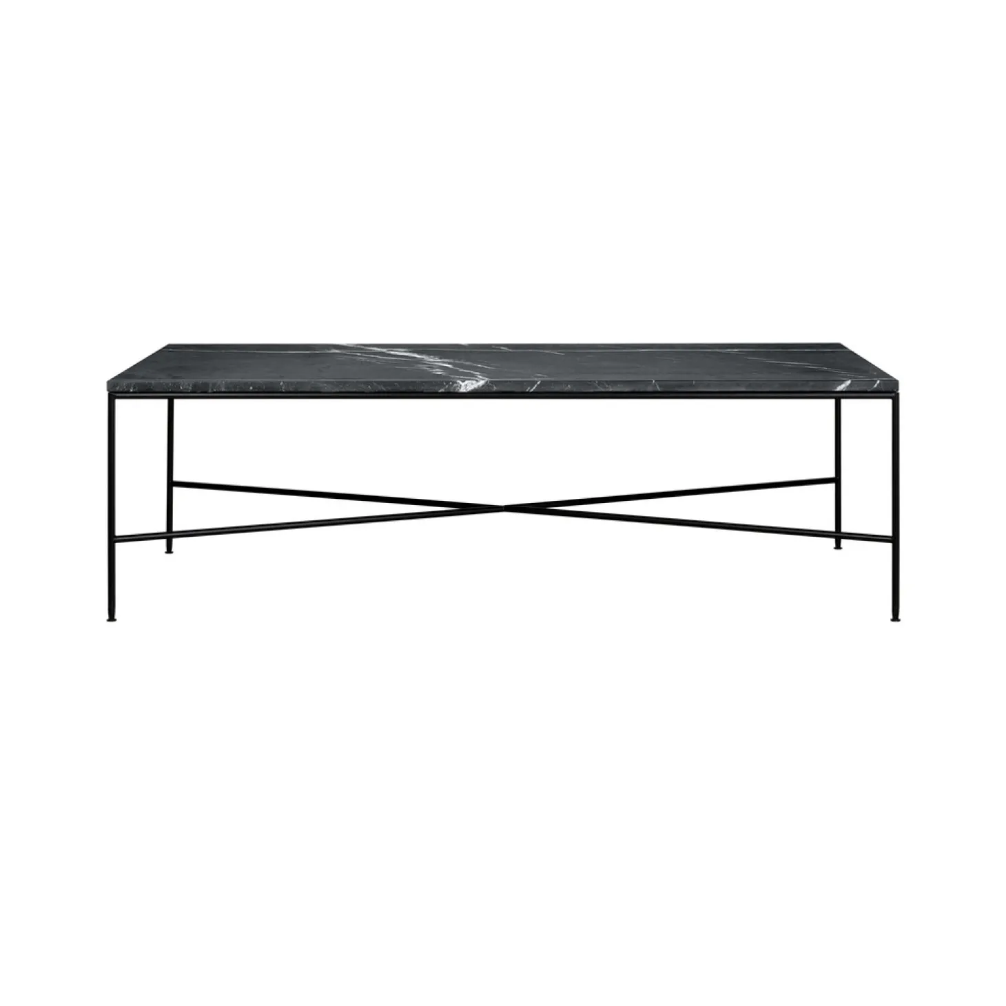 Fritz Hansen - Coffee Table - Planner - Charcoal Marmor - 130x70x40 cm