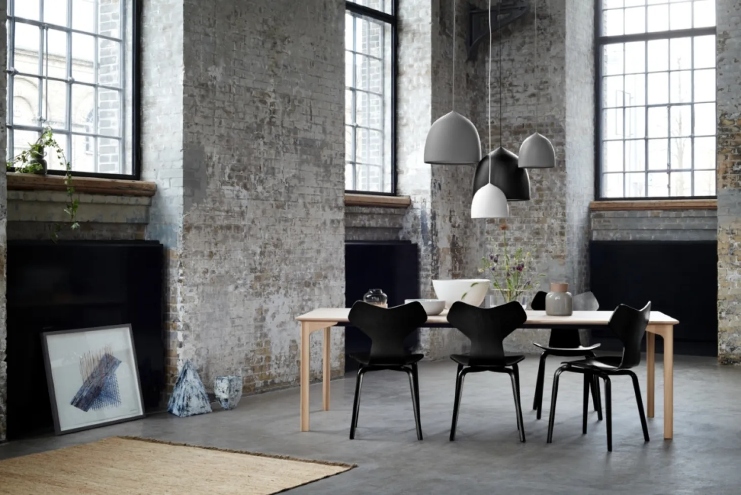 Fritz Hansen - Loftlampe - Suspence P2 - Lys Grå