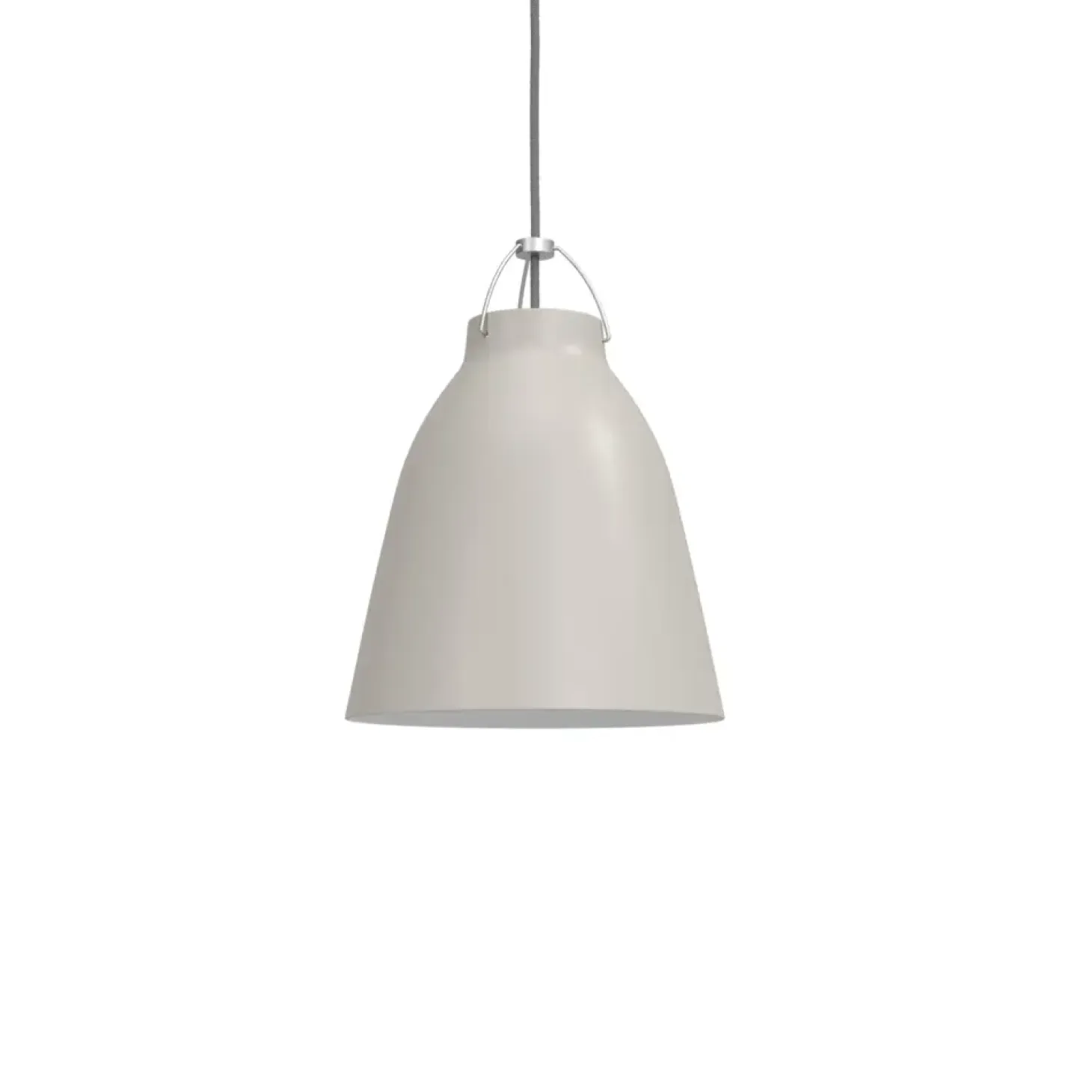 Fritz Hansen - Loftlampe - Caravaggio™ Matt - Varm Grå - P2 Medium