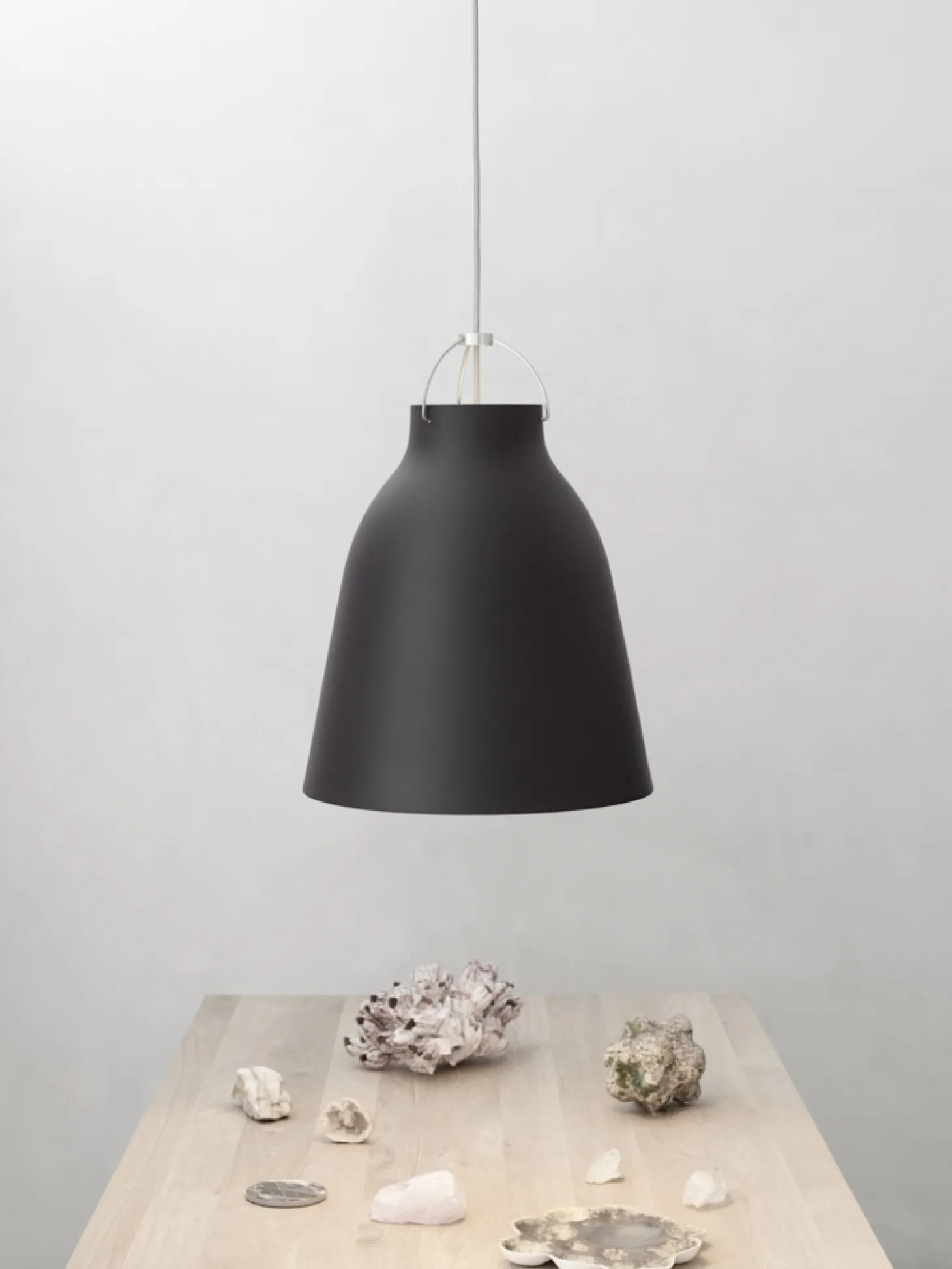 Fritz Hansen - Loftlampe - Caravaggio™ Matt - Sort - P3 Large