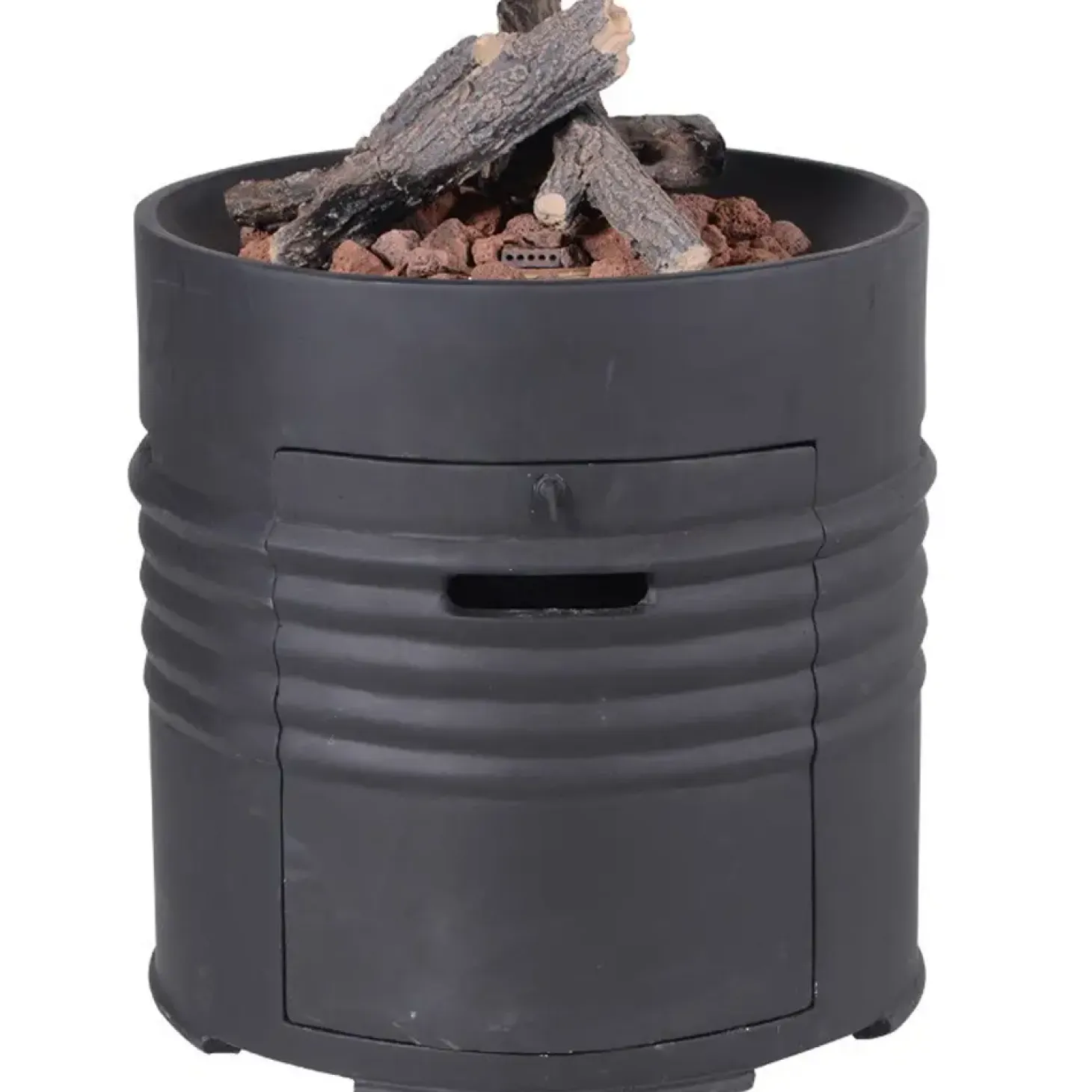 Garden Impressions - Bålsted - Cozy Living firepit Barrel - Black/Sort - Ø60xH62 cm