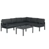Garden Impressions - Lounge Sæt - Lexington - Right - Black/Sort