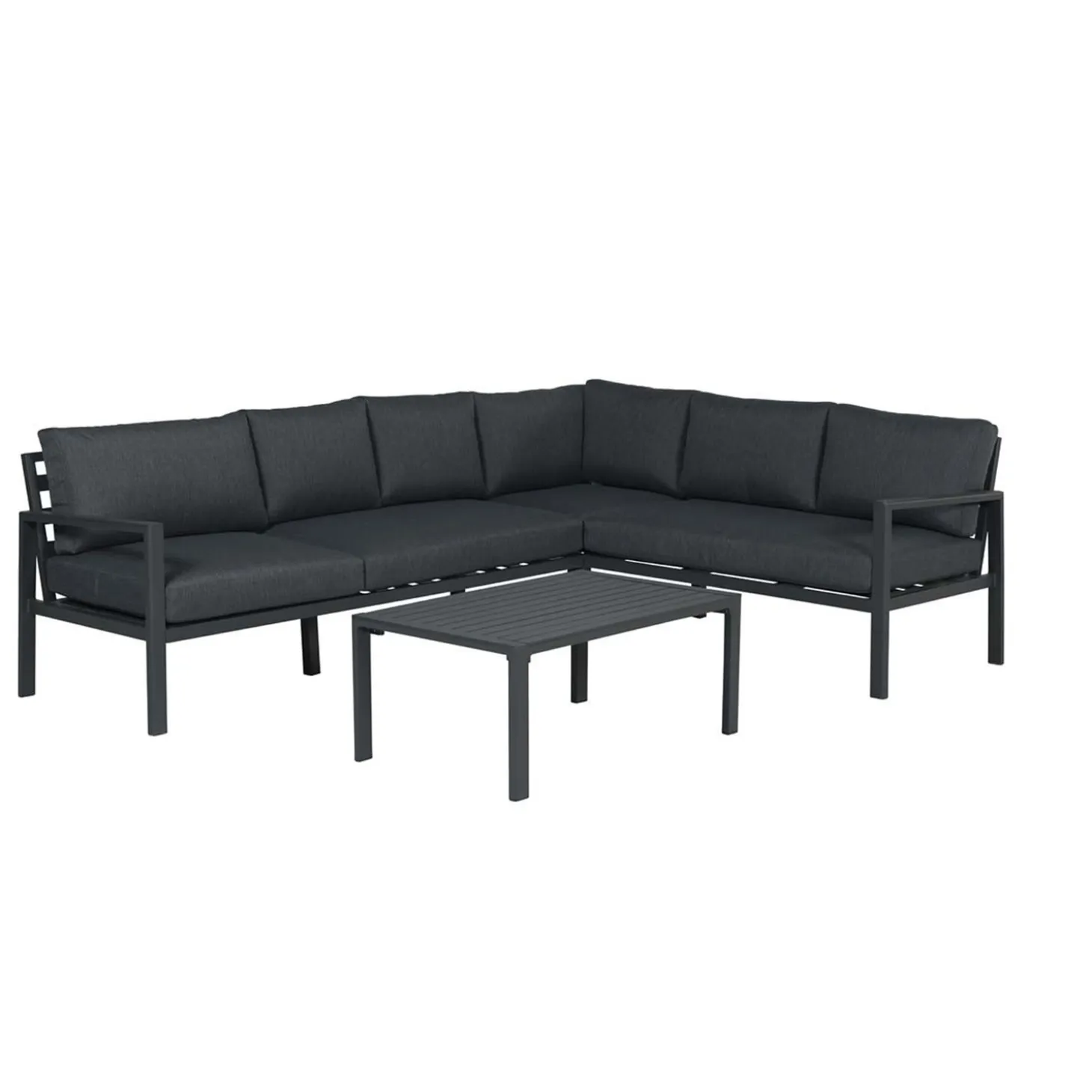 Garden Impressions - Lounge Sæt - Lexington - Right - Black/Sort