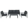 Garden Impressions - Lounge Sæt - Springs - Black/Sort