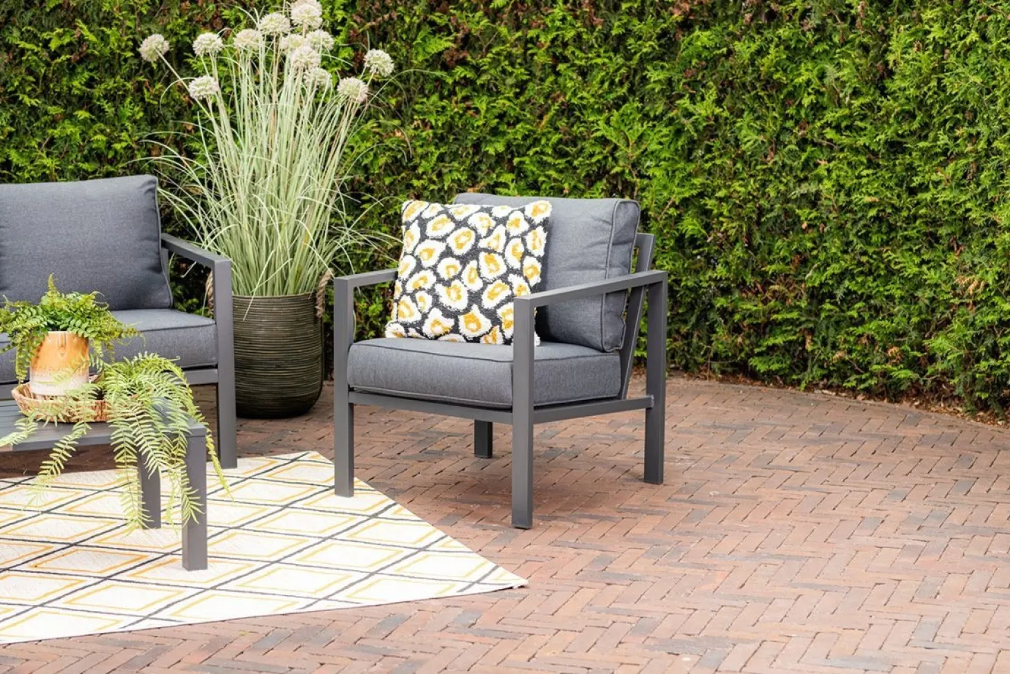 Garden Impressions - Lounge Sæt - Springs - Black/Sort