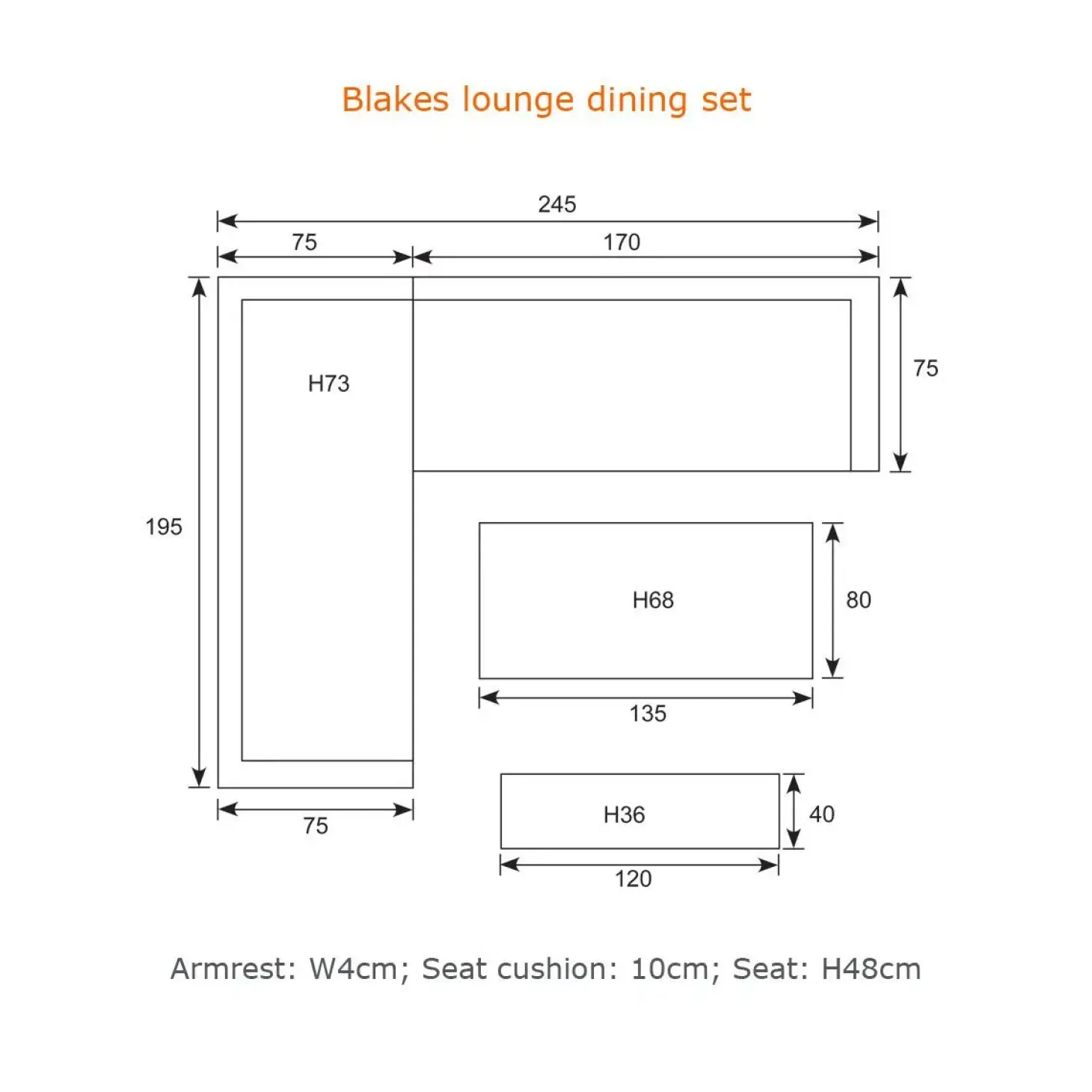 Garden Impressions - Lounge Sæt - Blakes