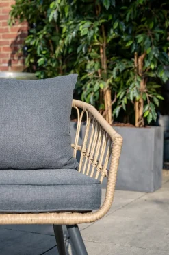 Garden Impressions - Lounge Sæt - Franklin - 4-pcs - black/natural