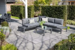 Garden Impressions - Lounge Sæt - Adelaide - 4-pcs - black/grey