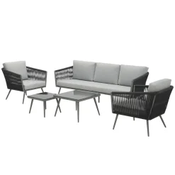 Garden Impressions - Lounge Sæt - Canberra - set 5-pcs - arctic grey