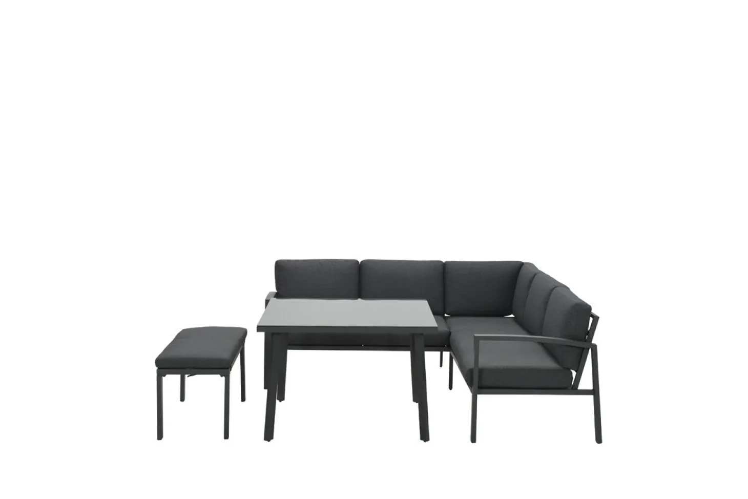 Garden Impressions - Lounge Sæt - Wellington - 5-pcs - black