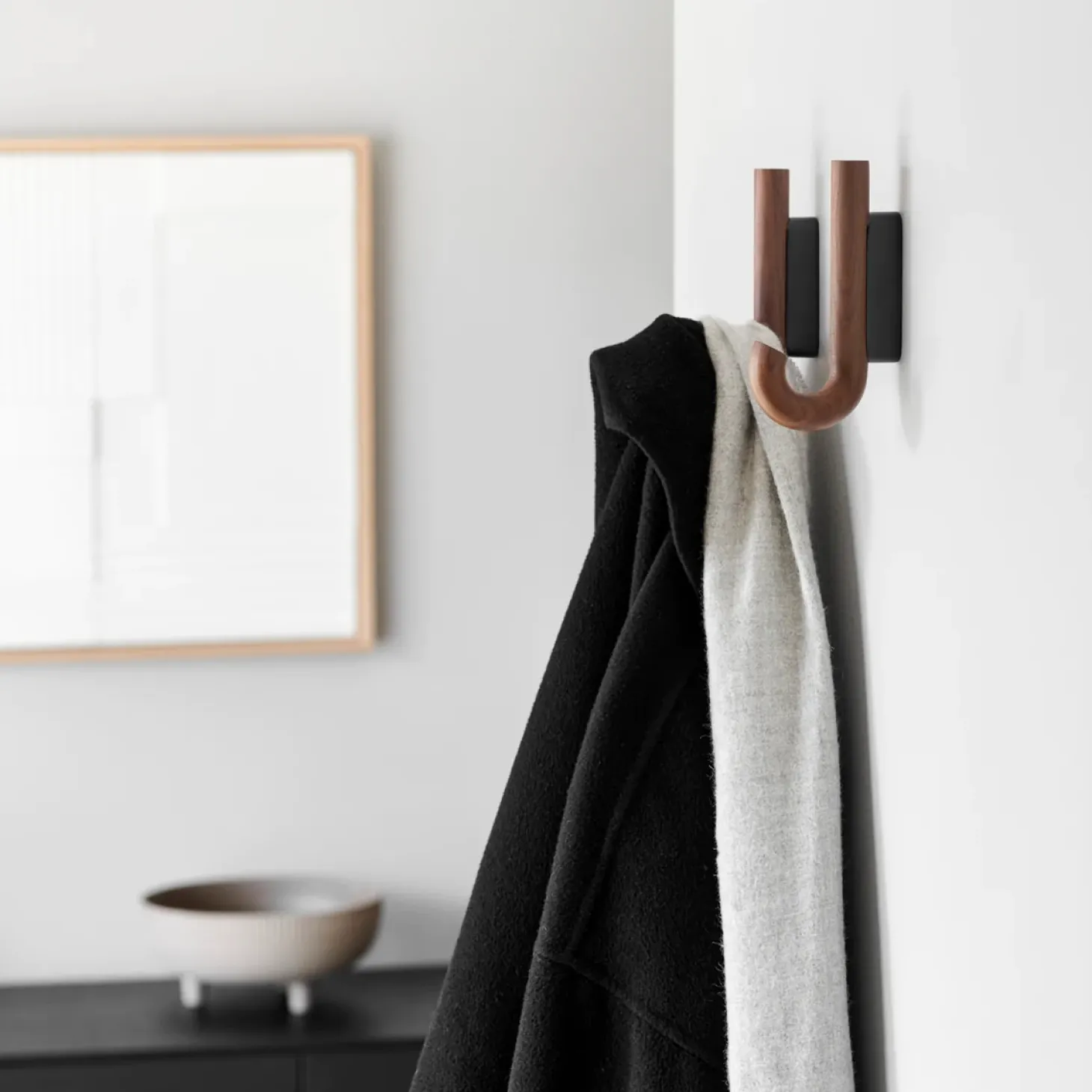 Gejst - Hook mini knage - Walnut Black