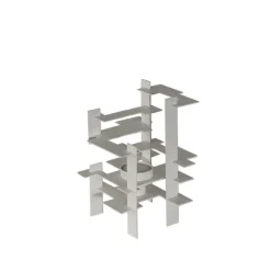 Gejst lysestage - Construction - hvid