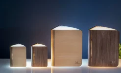 Gingko - LED Smart Booklight - Walnut - Large
