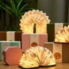 Gingko - Smart Accordion Lamp Velvet Pink Floral