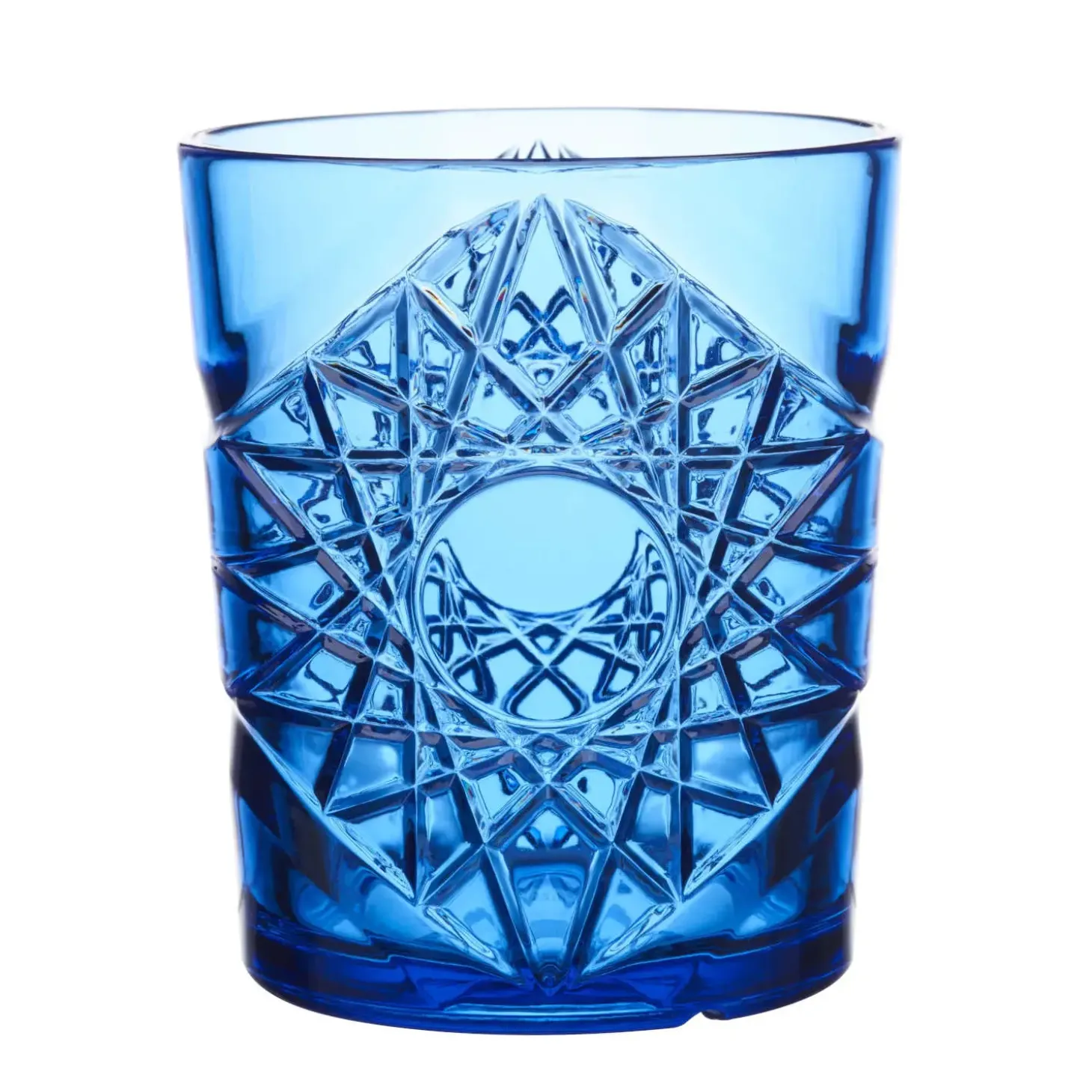 glassFORever - Krystal Glas - Premium - Brudsikkert Plastik - Blå - 35cl