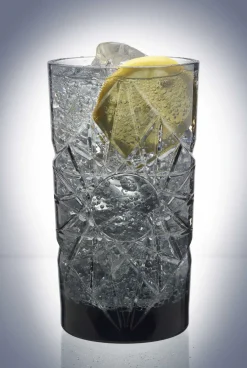 glassFORever - Krystal Glas - Premium - Brudsikkert Plastik - Grå - 47cl