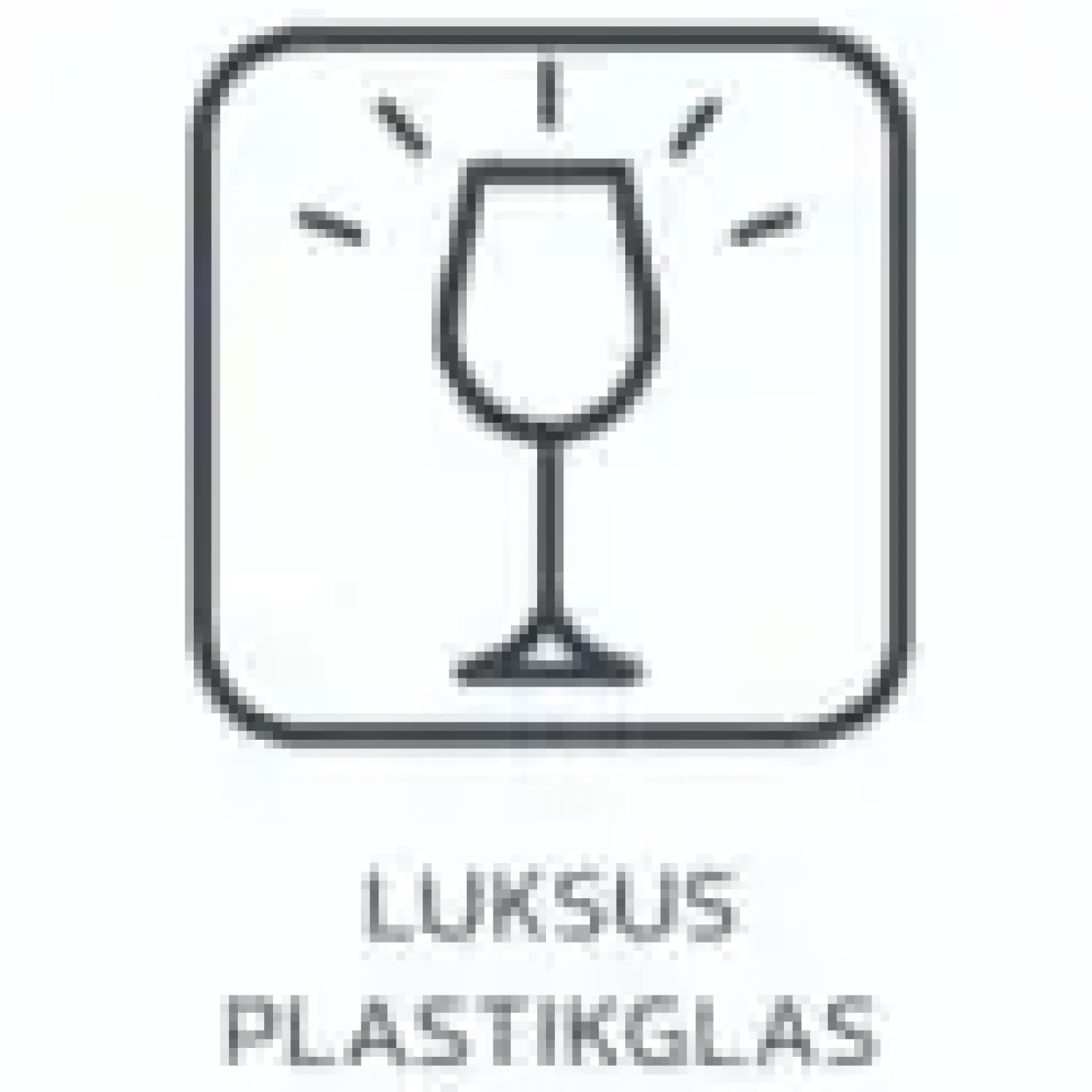glassFORever - Vandglas - The Thomas Highball - Brudsikkert Plastik - 0,3l