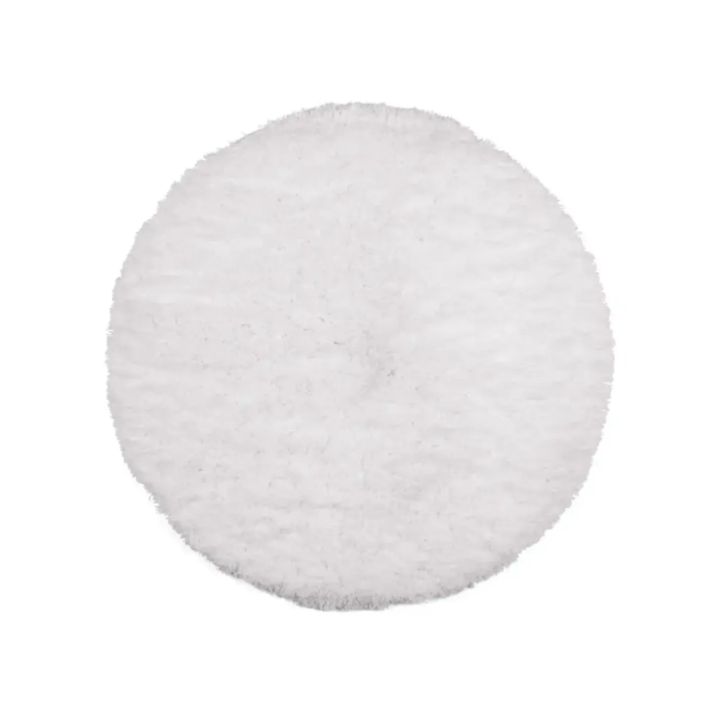 Habo - Badeværelsesmåtte - Camelia - Hvid - Ø 60 cm