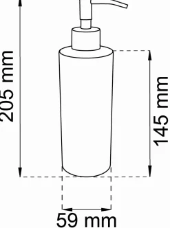 Habo - Sæbedispenser - Blossom - Krom - H: 20,5 cm
