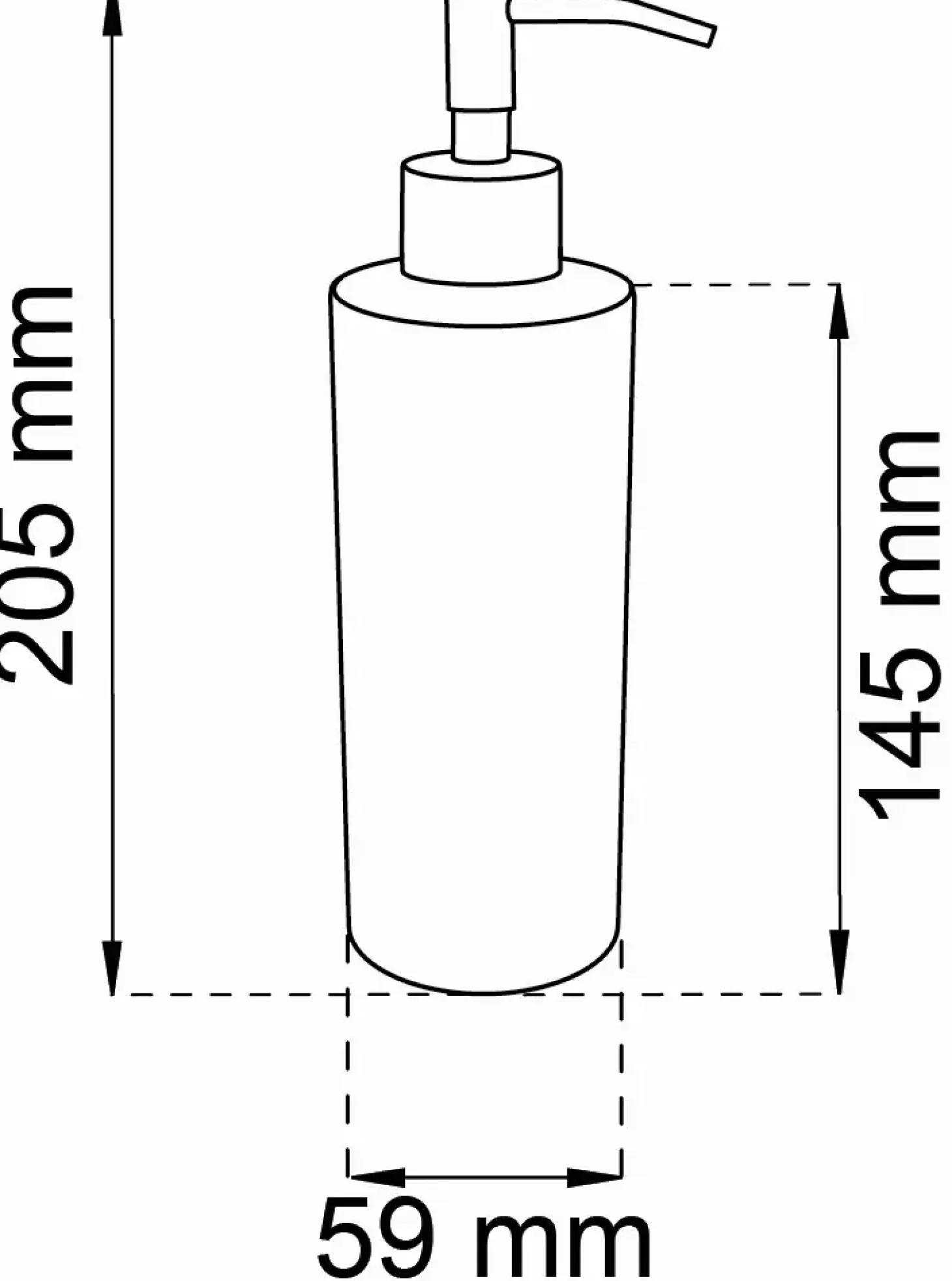 Habo - Sæbedispenser - Blossom - Krom - H: 20,5 cm