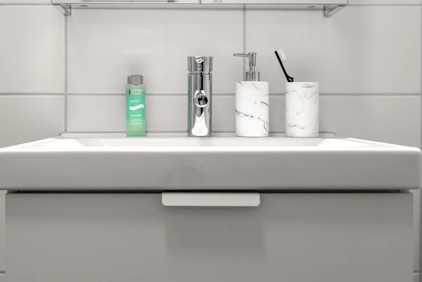 Habo - Toiletpapirholder - Marble/Marmor - H: 67 cm