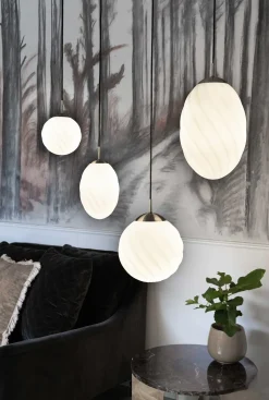 Halo Design - Twist Pendel Opal Ø15 - Sort