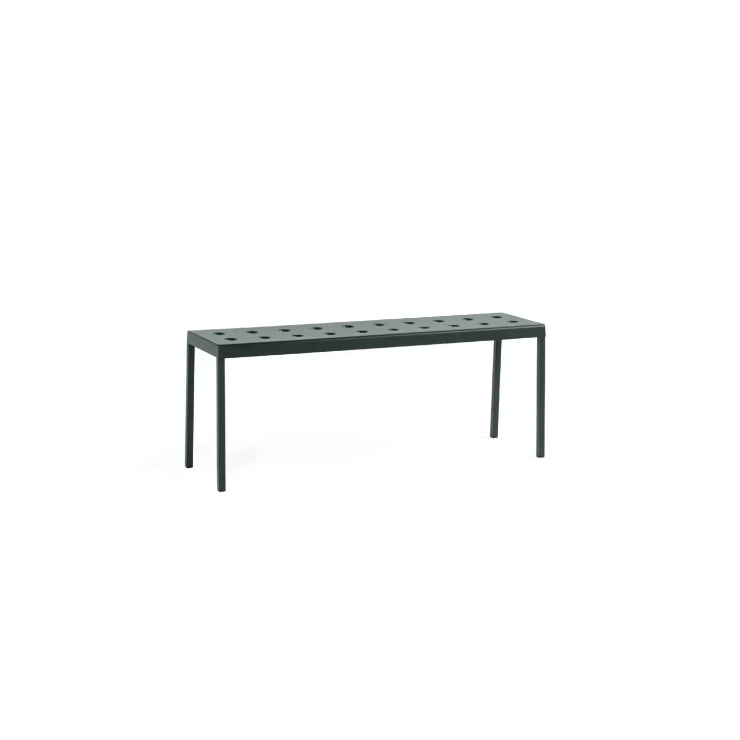 HAY - Balcony - bænk - bench - Dark Forest - mørkegrøn - længde 120 cm