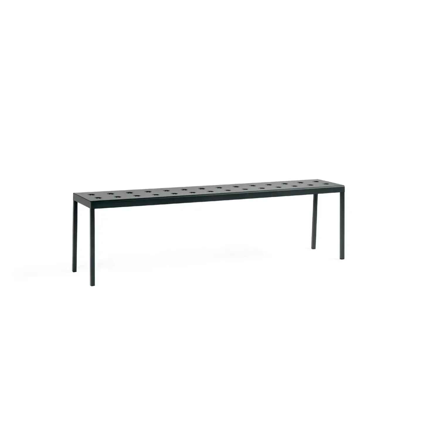 HAY - Balcony - bænk - bench - Anthracite - længde 165 cm