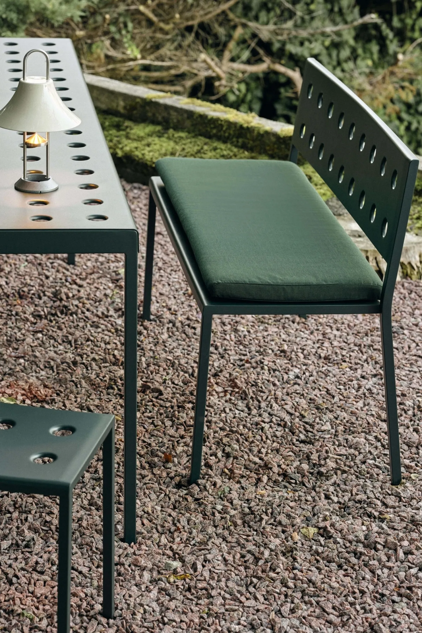 HAY - Balcony - Stool - Udendørs skammel - Lys Beige