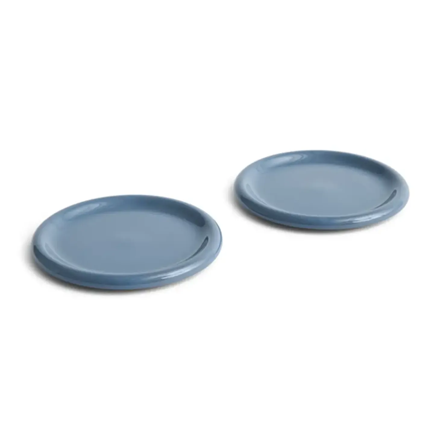 HAY - Barro - Tallerken - Sæt af 2 - Dark blue - Ø24